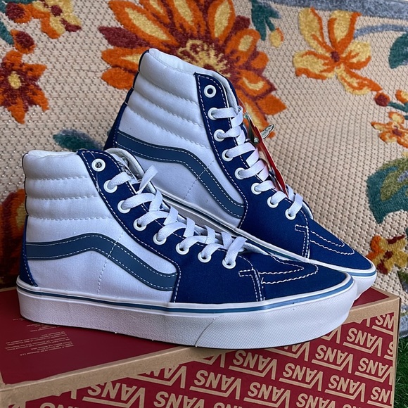 Vans Comfycush Sk8-Hi Tri-Tone True Blue/Moon Men’s sneakers - Picture 8 of 16